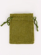 Мешочек подарочный из холщи, зелёный, 7 х 9 см (10 шт) - фото 809209171