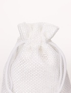 Мешочек подарочный из холщи, белый, 7 х 9 см (10 шт) - фото 809209177