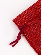 Холщовый мешочек для украшений, подарков и трав, текстиль «Эко» красный, 7×9 см - фото 57921214