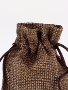 Холщовый мешочек для украшений, подарков и трав, текстиль «Эко» чёрный, 7?9 см (комплект 10 шт) - фото 57921217