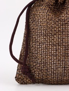 Холщовый мешочек для украшений, подарков и трав, текстиль «Эко» чёрный, 7?9 см (комплект 10 шт) - фото 57921218