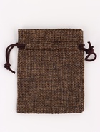 Холщовый мешочек для украшений, подарков и трав, текстиль «Эко» чёрный, 7?9 см (комплект 10 шт) - фото 57921220