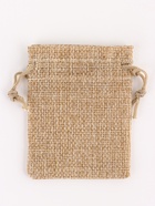 Холщовый мешочек для украшений, подарков и трав, текстиль «Эко», серый, 7?9 см (комплект 10 шт) - фото 57921224