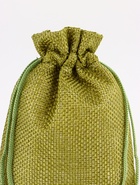 Мешочек подарочный из холщи, зелёный, 10 х 14 см (10 шт) - фото 809209220