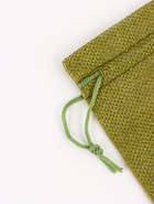 Мешочек подарочный из холщи, зелёный, 10 х 14 см (10 шт) - фото 809209222