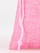 Холщовый мешочек для украшений, подарков и трав, текстиль «Эко», розовый, 10?14 см (комплект 10 шт) - фото 57921245