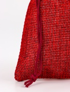 Холщовый мешочек для украшений, подарков и трав, текстиль «Эко», красный, 10?14 см (комплект 10 шт) - фото 57921251