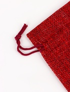 Холщовый мешочек для украшений, подарков и трав, текстиль «Эко», красный, 10?14 см (комплект 10 шт) - фото 57921252