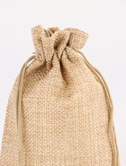 Холщовый мешочек для украшений, подарков и трав, текстиль «Эко», бежевый, 10×14 см - Фото 3