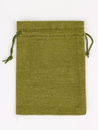 Холщовый мешочек для украшений, подарков и трав, текстиль «Эко», зелёный, 13×18 см - Фото 5