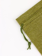 Холщовый мешочек для украшений, подарков и трав, текстиль «Эко», зелёный, 13×18 см - Фото 6