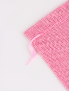 Холщовый мешочек для украшений, подарков и трав, текстиль «Эко», розовый, 13×18 см - Фото 6