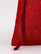 Холщовый мешочек для украшений, подарков и трав, текстиль «Эко», красный, 13×18 см - Фото 4