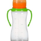 Бутылочка для кормления, классическое горло, с ручками, 250 мл., от 3 мес., цвет зелёный - Фото 5