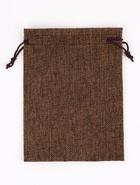 Холщовый мешочек для украшений, подарков и трав, текстиль «Эко», коричневый, 13×18 см - Фото 6