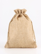 Холщовый мешочек для украшений, подарков и трав, текстиль «Эко», серый, 13×18 см - Фото 2