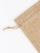 Холщовый мешочек для украшений, подарков и трав, текстиль «Эко», серый, 13×18 см - Фото 5