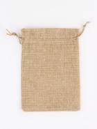 Холщовый мешочек для украшений, подарков и трав, текстиль «Эко», серый, 13×18 см - Фото 6