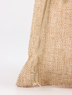 Холщовый мешочек для украшений, подарков и трав, текстиль «Эко», бежевый, 13×18 см - Фото 4