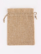 Холщовый мешочек для украшений, подарков и трав, текстиль «Эко», бежевый, 13×18 см - Фото 6