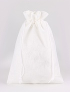 Холщовый мешочек для украшений, подарков и трав, текстиль «Эко», белый, 15?21 см (комплект 5 шт) - фото 58075236