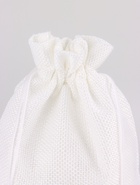 Холщовый мешочек для украшений, подарков и трав, текстиль «Эко», белый, 15?21 см (комплект 5 шт) - фото 57921316