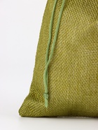 Холщовый мешочек для украшений, подарков и трав, текстиль «Эко», зелёный, 20?28 см (комплект 5 шт) - фото 57921347