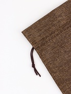 Холщовый мешочек для украшений, подарков и трав, текстиль «Эко», коричневый, 20×28 см - Фото 5