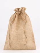 Холщовый мешочек для украшений, подарков и трав, текстиль «Эко», бежевый, 20×28 ±2 см - Фото 2