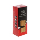 Цилиндровый механизм, 80 мм, английский ключ, 5 ключей, цвет золото - фото 809149673