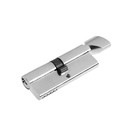 Цилиндровый механизм, 80 мм, с вертушкой, английский ключ, 5 ключей, цвет хром - Фото 2