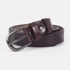 Ремень женский, пряжка тёмный металл, ширина - 2,7 см, цвет кофе - Фото 1