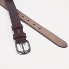 Ремень женский, пряжка тёмный металл, ширина - 2,7 см, цвет кофе - Фото 2