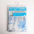 Штора для ванны Доляна «Васильки», 180×180 см, EVA - Фото 3