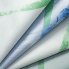 Штора для ванной Доляна «Синие маки», 180×180 см, EVA - Фото 5