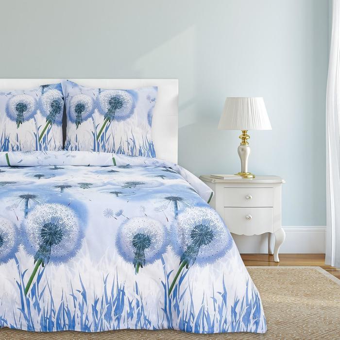 Постельное бельё евро «Этель. Одуванчики», бязь
