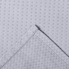 Полотенце вафельное банное «Экономь и Я», 80х150 см, цвет серый 3440332