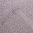 Простыня вафельная для бани Экономь и Я 150×180 см, цвет серый 100% хл, 200 г/м² - фото 41268399