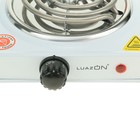 УЦЕНКА Плитка электрическая LuazON LHP-001, 1 конфорка, 1000 Вт, нагреватель спираль, белая - Фото 3