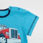 Комплект (джемпер,шорты) для мальчика, рост 98 см, цвет тёмно-синий/бирюза Н001-4030 - Фото 4