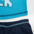 Комплект (джемпер,шорты) для мальчика, рост 98 см, цвет тёмно-синий/бирюза Н001-4030 - Фото 5