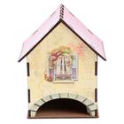 Чайный домик "Домик желтый с розовой крышей" 15х10х10 см МИКС - Фото 5