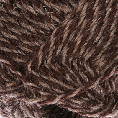 Пряжа "Овечья шерсть" 100% шерсть 200м/100гр (896 коричнев. меланж)