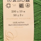 Пряжа "Детская новинка" 100% акрил 200м/50гр (434 зелёный) - Фото 3