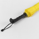Зонт полуавтоматический «Однотонный», 16 спиц, R = 61 см, цвет жёлтый неоновый - Фото 4