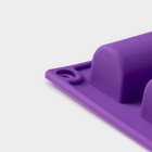 Форма для выпечки Доляна «Батончик», силикон, 30×17.5 см, 20 ячеек (6.5×2.5×2 см), фиолетовая - Фото 5