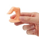 Палец тренировочный для маникюра, на клеевой основе, цвет бежевый - Фото 5