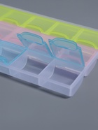 Органайзер для хранения мелочей, 21 ячейка, 21.5×10.5×2 см, МИКС - Фото 3