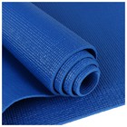 Коврик для йоги Sangh, 173×61×0,6 см, цвет синий - фото 9553335
