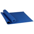 Коврик для йоги Sangh, 173×61×0,6 см, цвет синий - фото 9553334